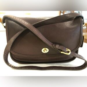 Vintage Coach City Bag Mahogany Leather #9790 in Great Condition with Hangtag